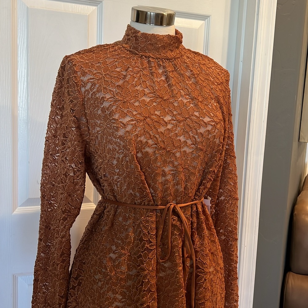 NWT Jessica Simpson Maternity Lacy Mini Dress - Picture 3 of 14